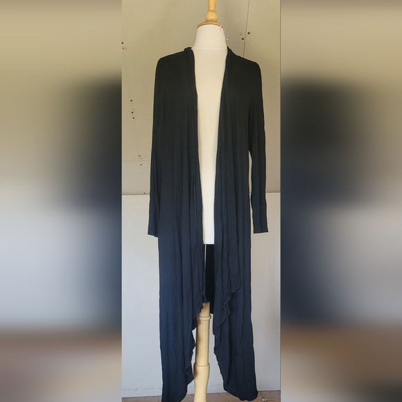 IN'VOLAND Long Black Cardigan | Womens XL - Picture 5 of 7